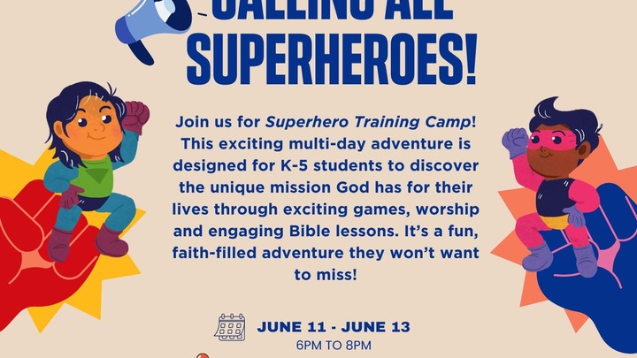 Kids Superhero Training Camp logo