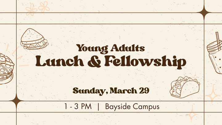 Bayside | Young Adults' Lunch & Fellowship logo