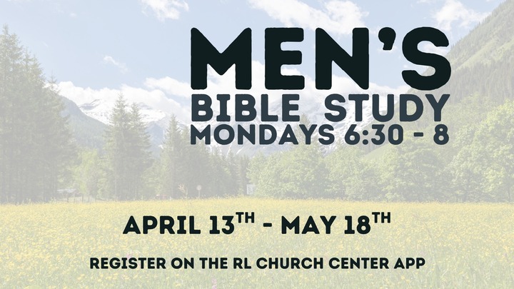 Men's Ministry Spring Bible Study 2026 logo
