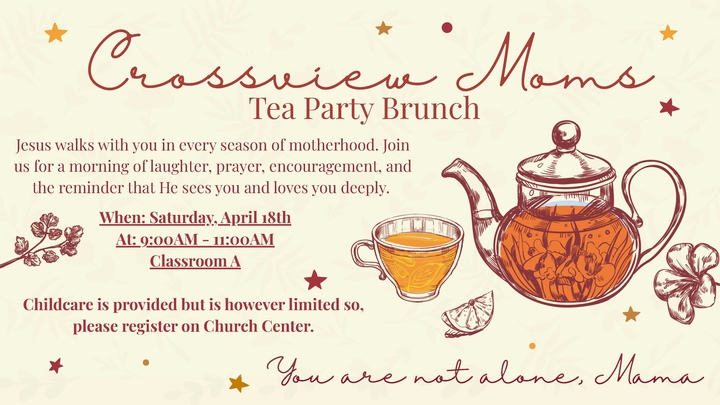 Crossview Moms Tea Party Brunch Child Care logo