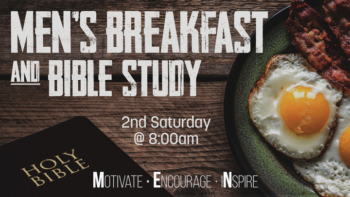 May - Men's Breakfast and Bible Study logo