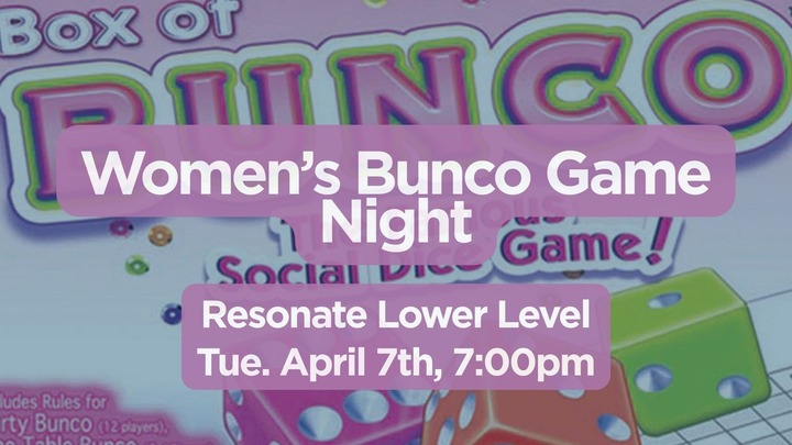 Women's Bunco Game Night logo