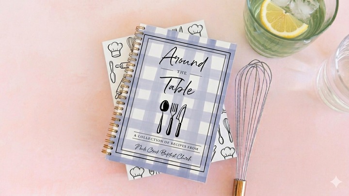 Order your copy of Around the Table – A Collection of Recipes from Nails Creek Baptist Church logo