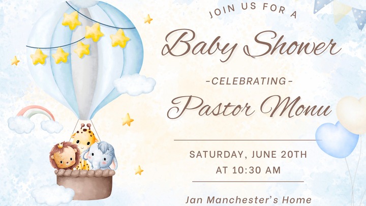 Baby Shower: Pastor Monu logo