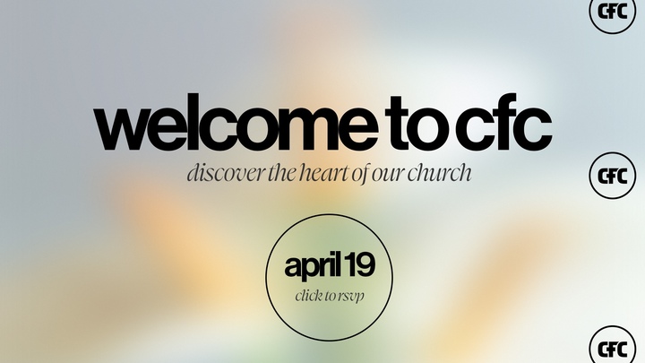 Welcome to CFC - April 19, 2026 logo