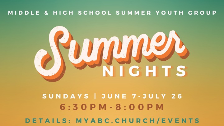 Student Ministries Summer Nights logo
