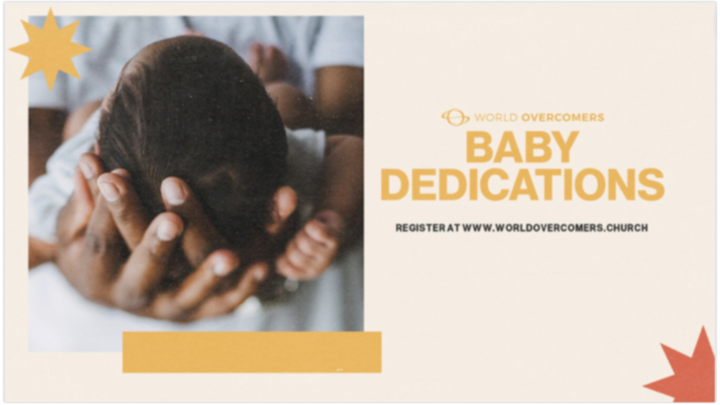 Baby Dedication 2026 logo