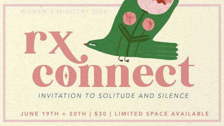Women's RX Connect | An Invitation to Silence + Solitude logo