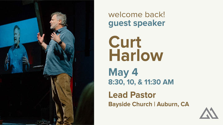Guest Speaker Curt Harlow logo