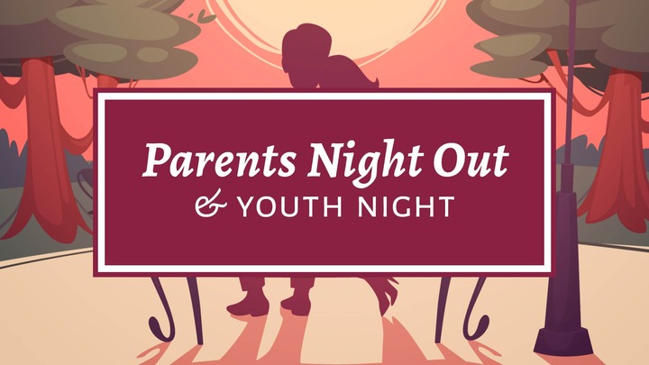 Parents Night Out + Youth Night logo