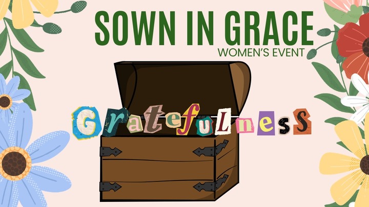Sown In Grace Women's Event logo