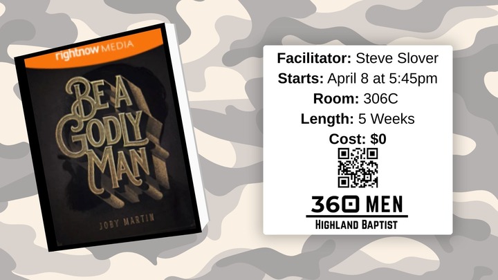 360Men Bible Study: Be a Godly Man logo