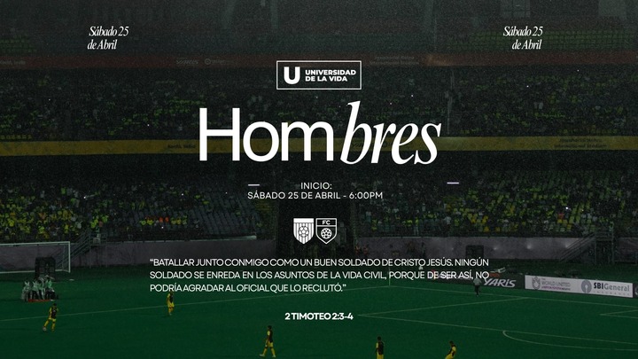 2026 UDLV HOMBRES - LA VIDA NO ES UN JUEGO logo