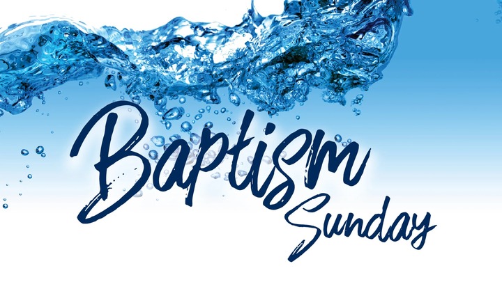 Sunday Morning 9:30 & 11:30 (Baptism Sunday) logo