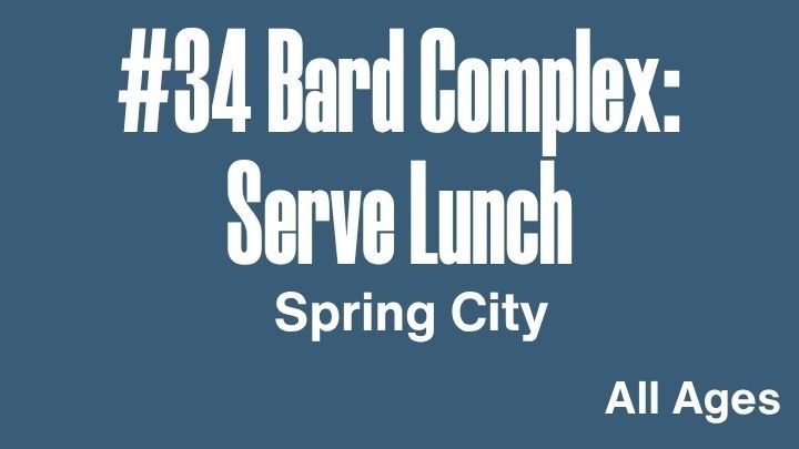 April 2026 BDOS #34  - Bard Complex: Serve Lunch logo
