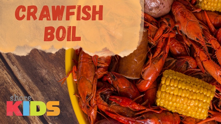 ShoreKIDS Team Crawfish Boil logo