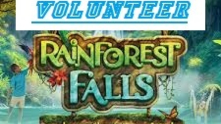 VBS 2026 "Rainforest Falls!" - Volunteer  logo