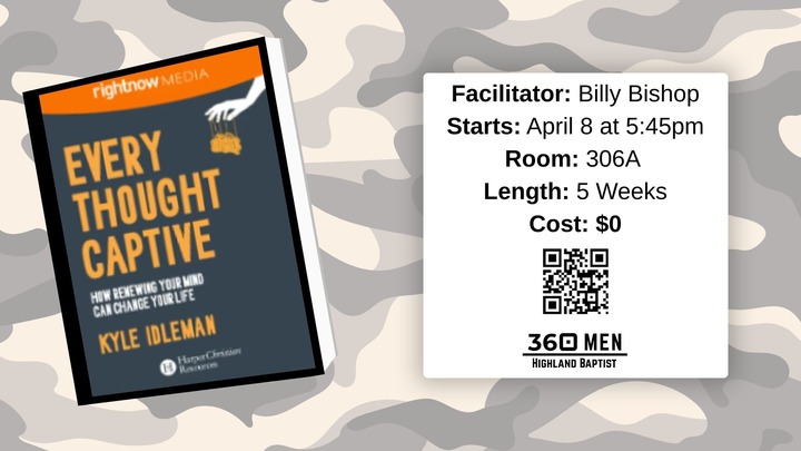 360Men Bible Study: Every Thought Captive logo
