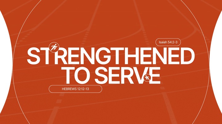 Strengthened to Serve logo