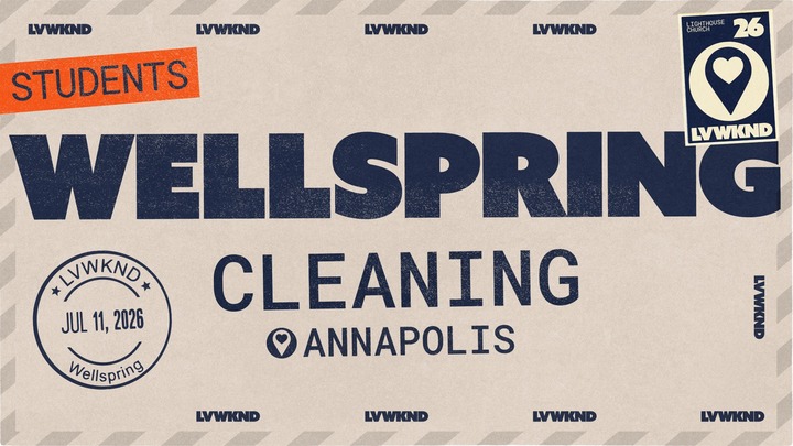 LVWKND: Students - Wellspring-Cleaning at the Annapolis Location logo