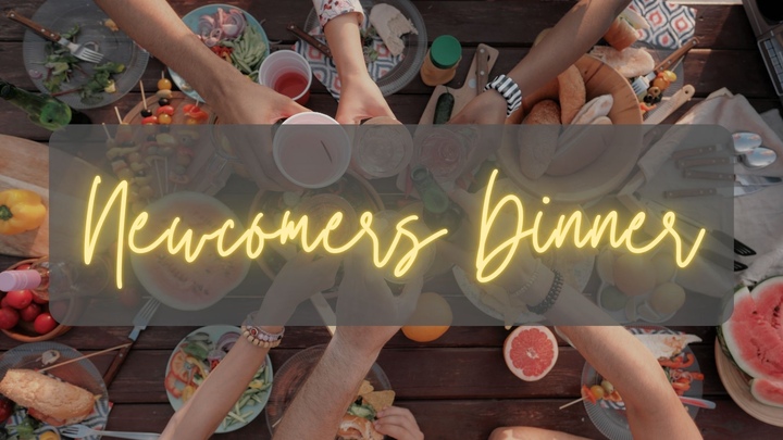 Newcomers Dinner 4/29/26 logo