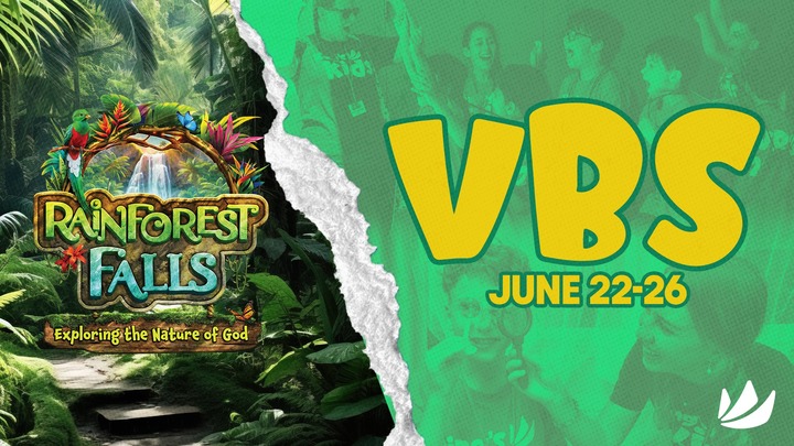 VBS: Rainforest Falls 2026 logo