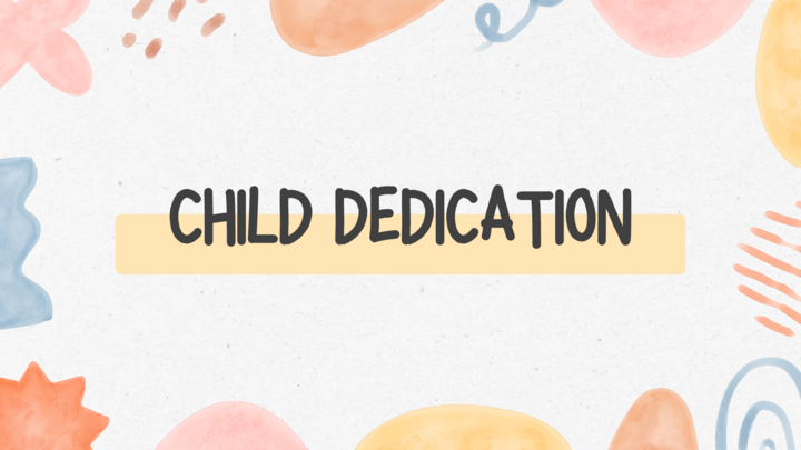 Fall Child Dedication 2026 logo