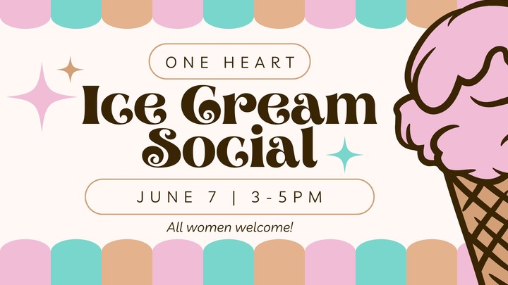 One Heart Women's Ice Cream Social logo