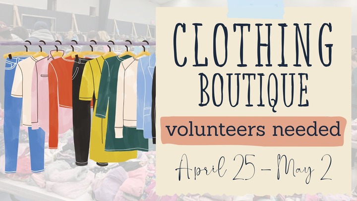 Clothing Boutique volunteers logo