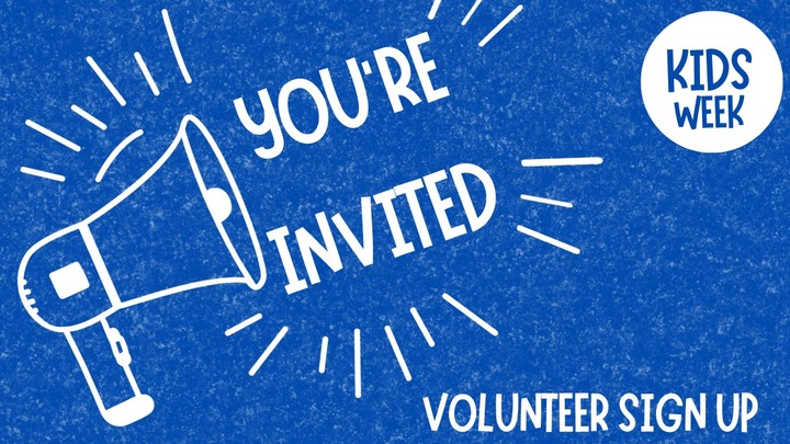 Living the Sweet Life- Volunteer Sign Up - Kids Week 2026 logo