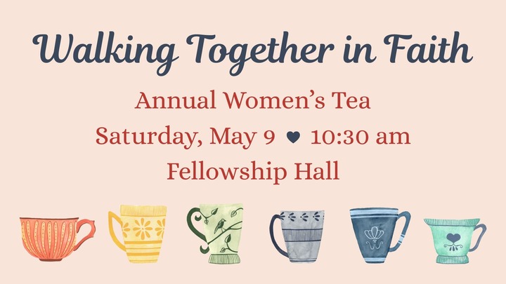 Women's Tea: Walking Together in Faith logo