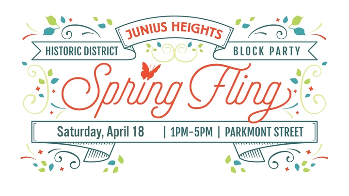 Junius Heights Neighborhood Spring Fling 2026 logo