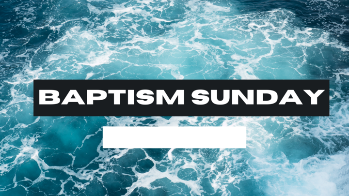 I want to be water baptized May 3, 2026 logo