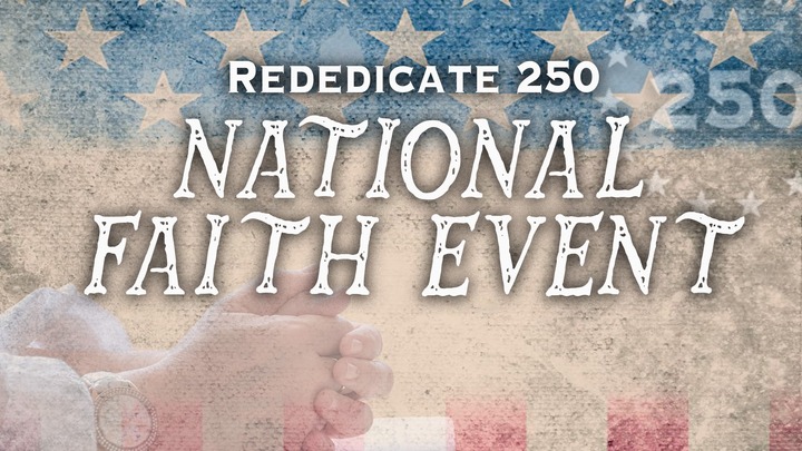National Faith Event: Rededicate 250 logo