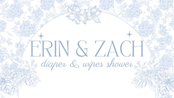 Erin & Zach's Diaper & Wipes Shower logo