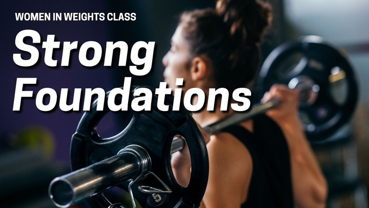 Strong Foundations - Women in Weights Class logo