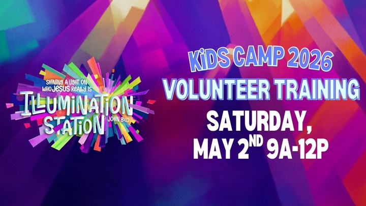 Kids Camp Volunteer Registration 2026 logo