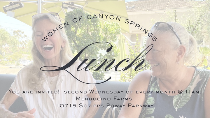 Women of Canyon Springs Monthly Lunch Social logo