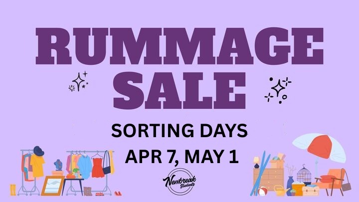 Rummage Sale Sorting Day logo