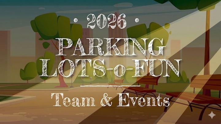 The Parking Lots O'Fun Team! logo