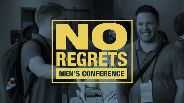 No Regrets Mens' Conference logo image