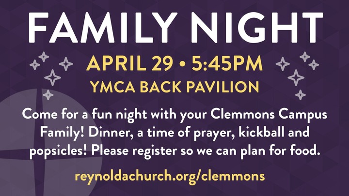Clemmons Church Family Night logo