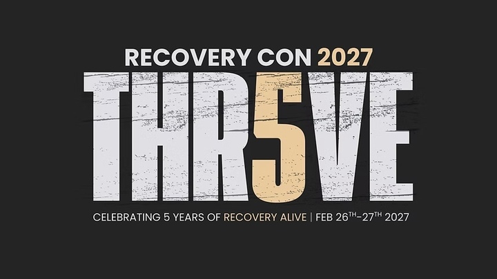 RecoveryCon 2027 THRIVE logo
