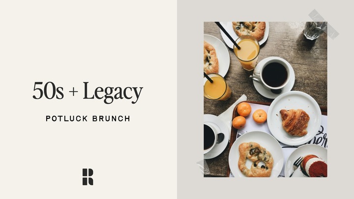 50s+ Legacy: Potluck Brunch logo