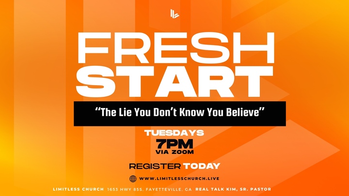 Limitless- Fresh Start: The Lie You Don't Know You Believe logo