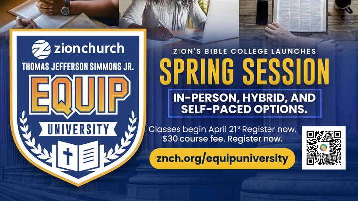 THOMAS J. SIMMONS EQUIP University: Spring Semester 2026 logo