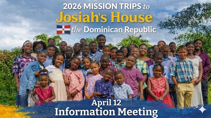 2026 Mission Trip Information Meeting logo