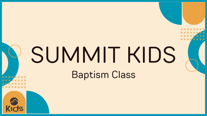Kids Baptism Class | Fernley logo