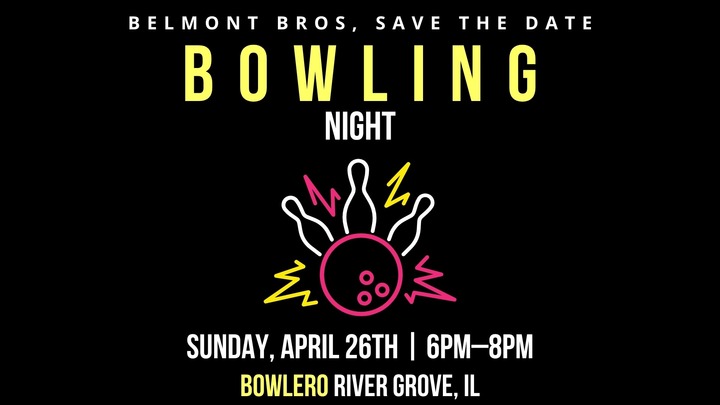 Bowlero Bros Night logo