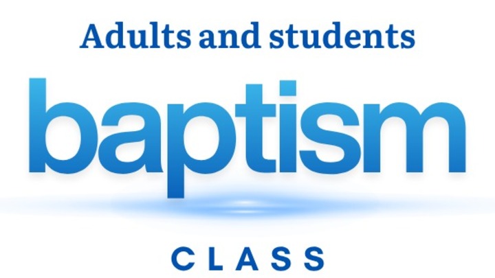 Adults & Students Baptism Class  logo